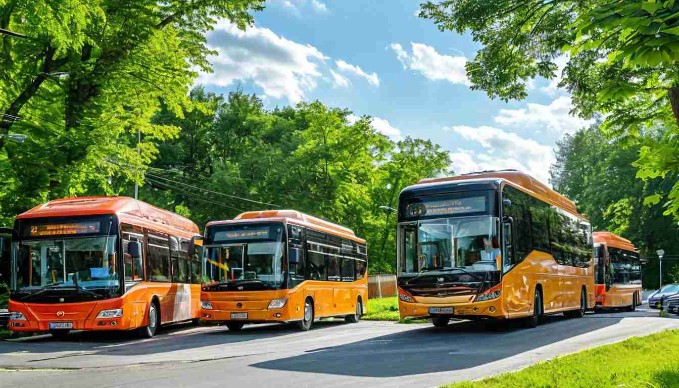 автобус на заказ парк автобусов различного класса 