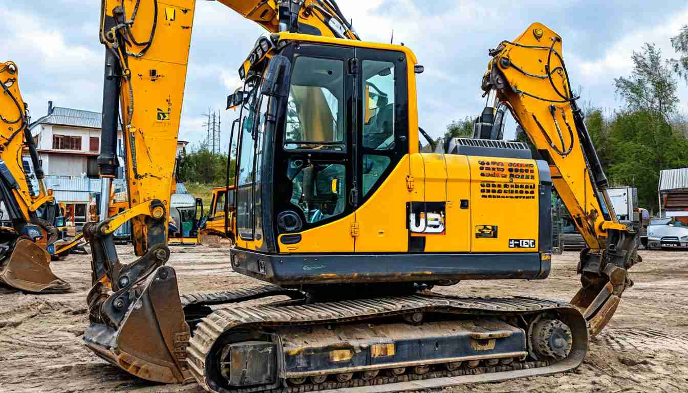 аренда экскаватора jcb на гусеницах 