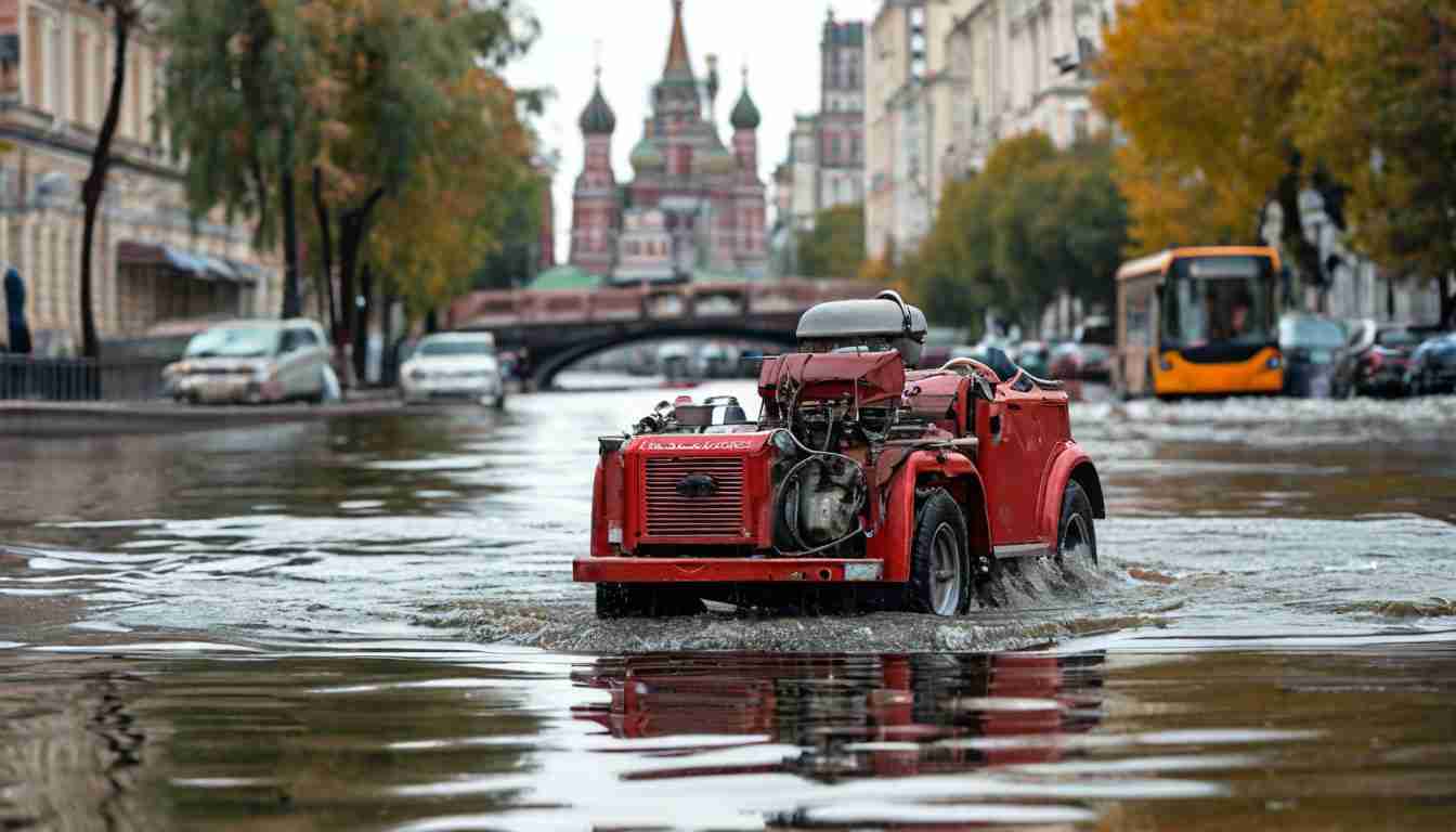 Москва под водой: как аренда мотопомпы спасает от сезонных подтоплений