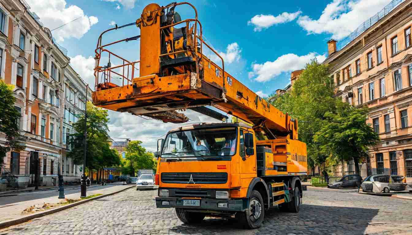 Аренда автовышки в Санкт-Петербурге: как решать высотные задачи быстро и экономично