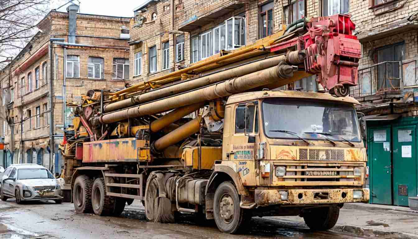 Аренда бетононасоса в Санкт-Петербурге: секреты быстрой доставки бетона в условиях плотной застройки