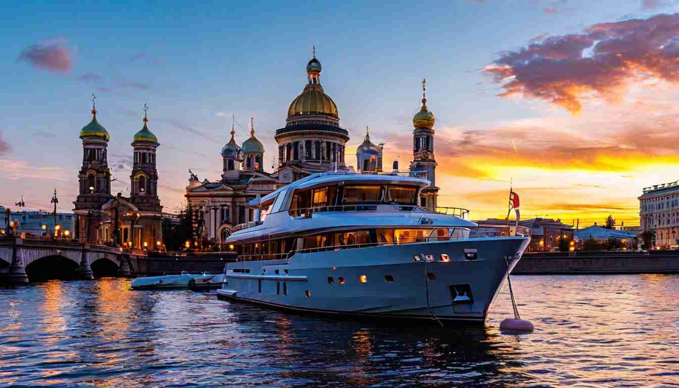Белые ночи и разводные мосты: аренда яхты для самого романтичного путешествия по Санкт-Петербургу