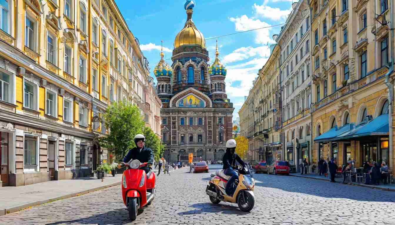 Самые живописные маршруты Санкт-Петербурга: исследуйте город на скутере за один день