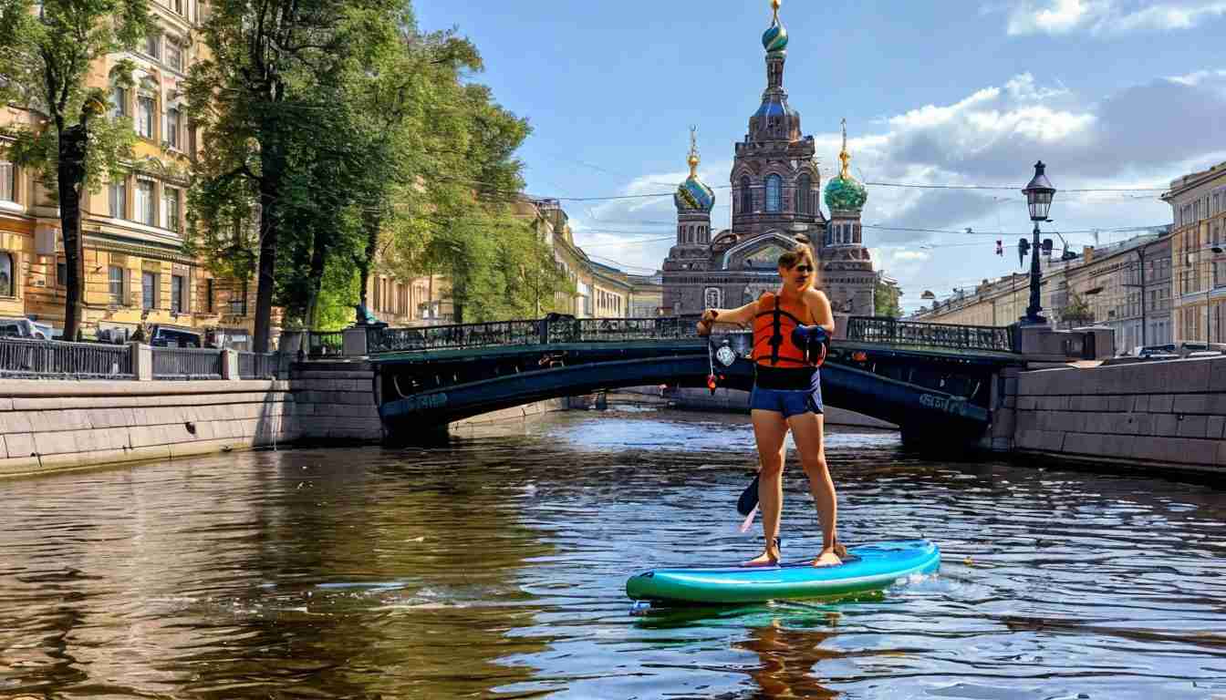 Покорение водных артерий Петербурга: SUP-прогулки по каналам и рекам с арендой досок