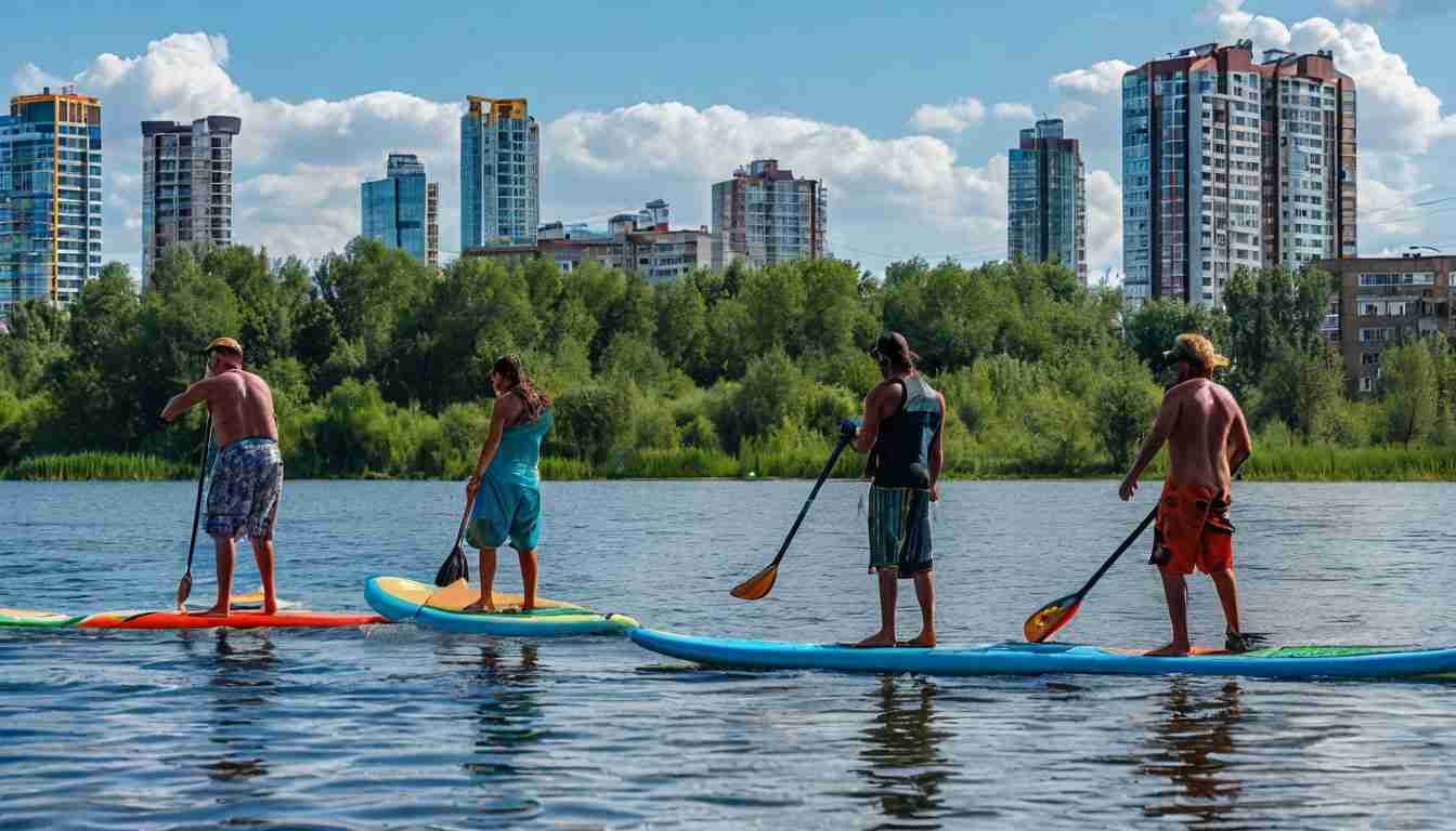 SUP-серфинг в Новосибирске: как покорить городские водоемы на доске