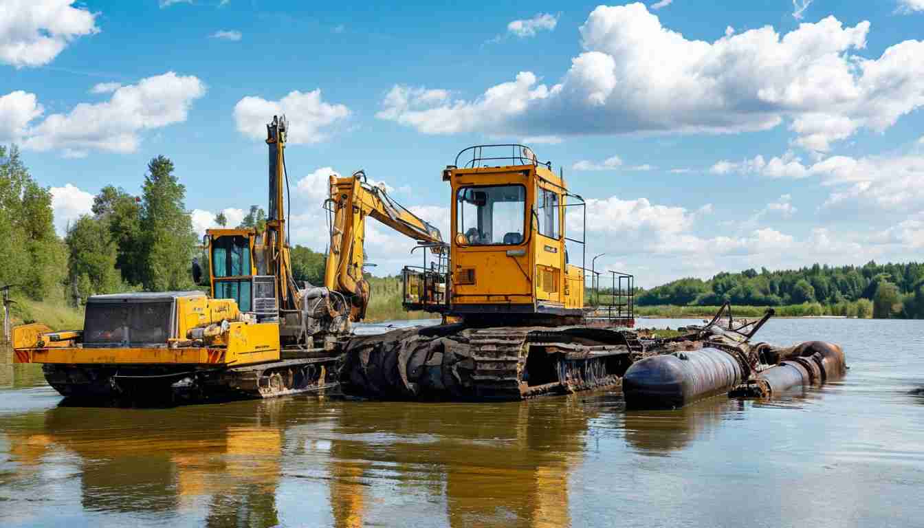 Прокат земснаряда в Казани: Как строить и очищать водоёмы с умом