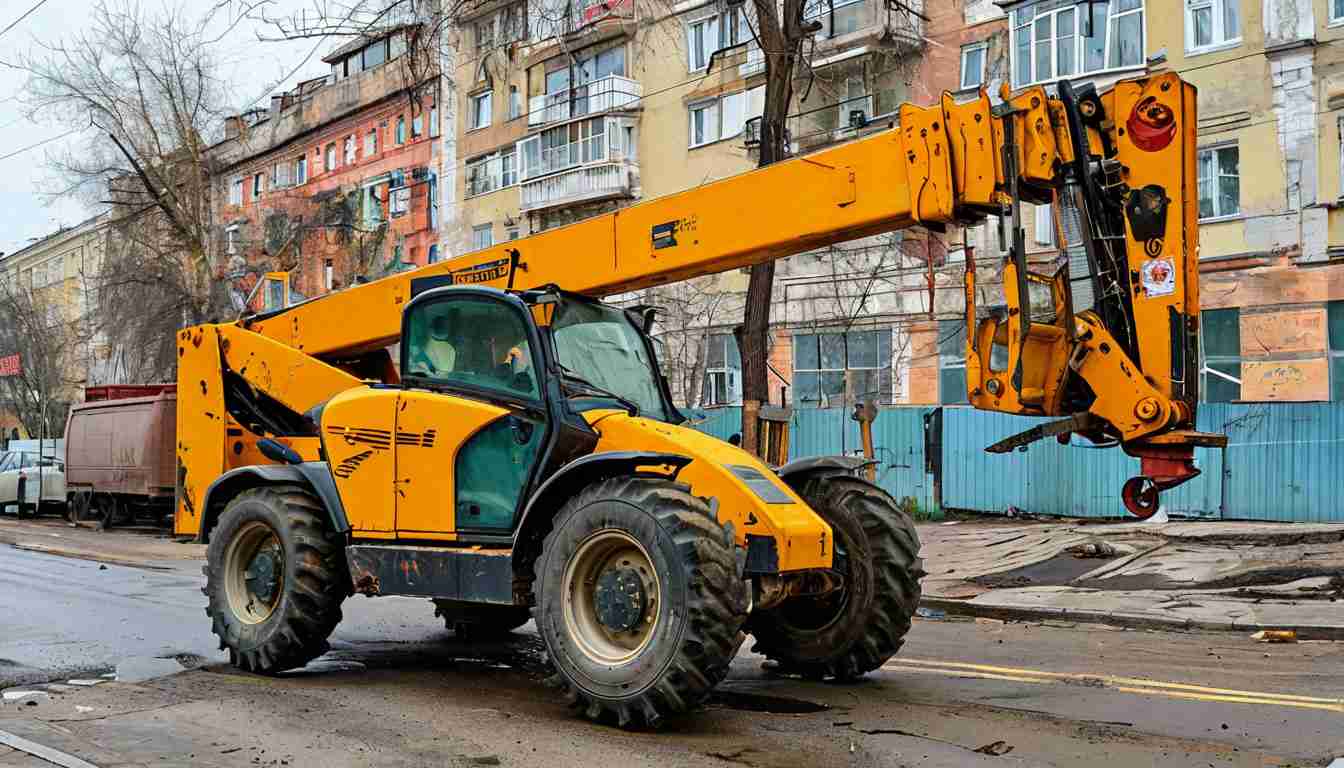 Как телескопический погрузчик решил проблему стройки в центре Москвы