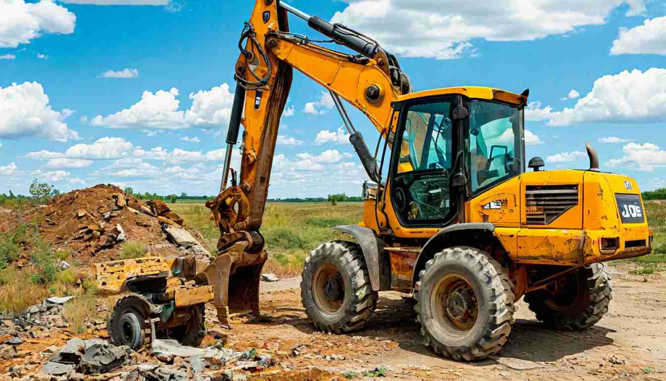 Популярные сферы применения аренды JCB с гидромолотом