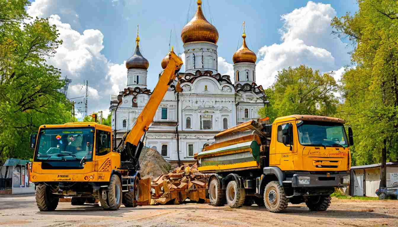 Как аренда спецтехники в Сергиевом Посаде строит будущее: от монастырских стен до современных объектов
