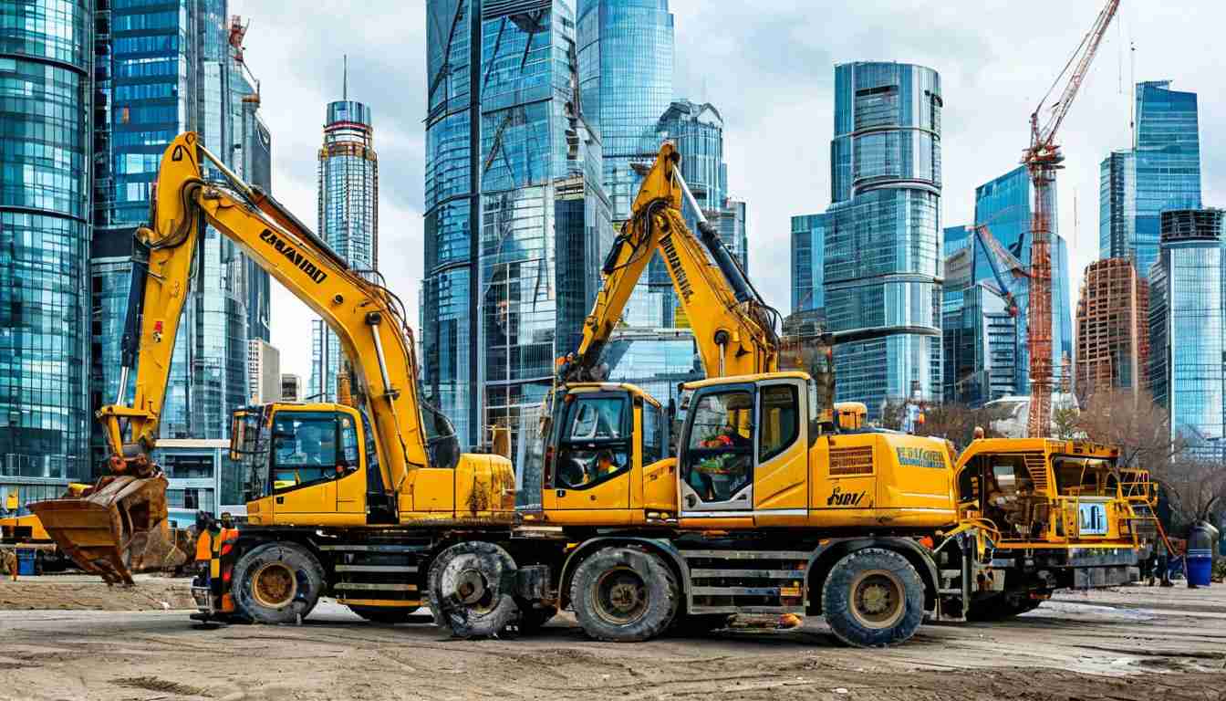 Как аренда спецтехники строит Москву: от метро до небоскребов